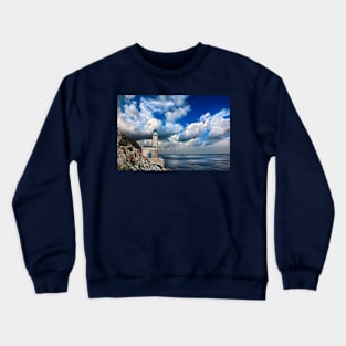 The Lighthouse of Cavomalias Crewneck Sweatshirt